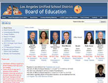 Tablet Screenshot of laschoolboard.org